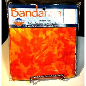 1776. New in Pkg Tie Dye Bandanna Panuelo